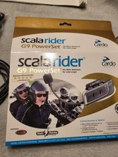 Scala Rider G 9 Powerset - Motorrad Gegensprechanlage Scala Rider mit 2 Helmsets