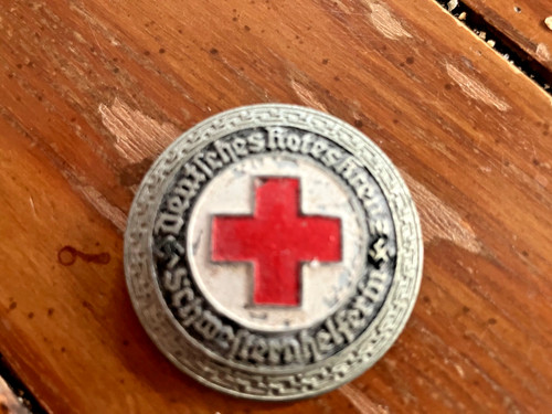Original brosche rotes - rotes, kreuz