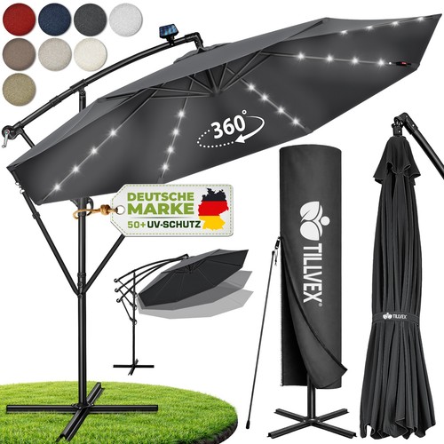 Tillvex sonnenschirm led - tillvex®,