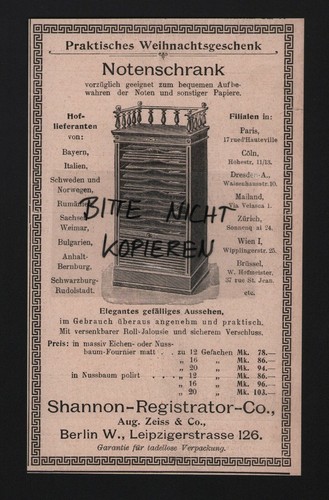Berlin werbung 1899 - berlin,,