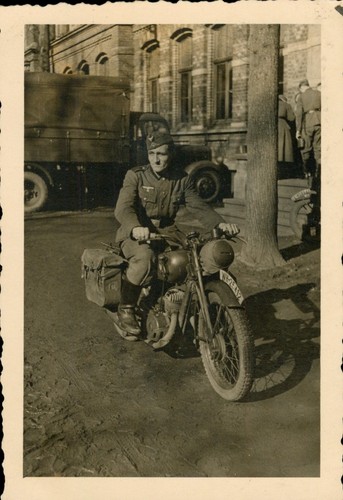 Wk2 foto wehrmacht motorrad - wk2,