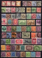 kl. Sammlung Deutsches Reich zw. 1872-1922 gestempelt