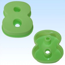 Backform Zahl 8 für