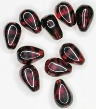 10 Glas Tropfen Perlen aus