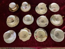Konvolut 12 x Espresso/Mokka Sammeltassen mit Untertasse
