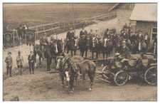 XX2737/  Pferde Kutsche Foto Ak ca.1912