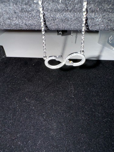 Silberfarbene infinity kette - silberfarbene,