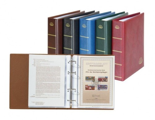 Lindner etb album blau - blau, lotos