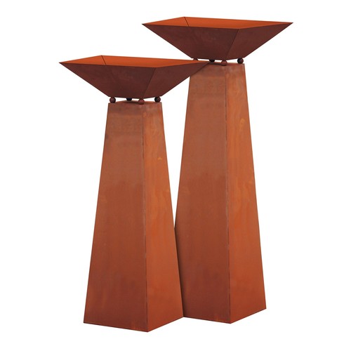 Rost garten säule trapez - rost,