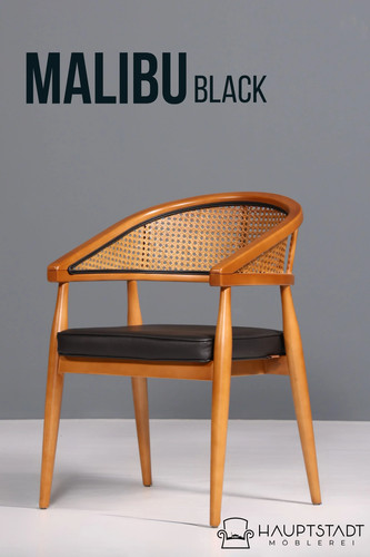 Malibu black korbgeflecht - malibu,