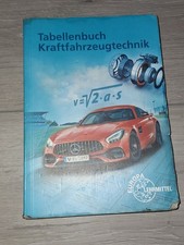 Tabellenbuch Kraftfahrzeugtechnik von Richard Fischer gebraucht akzeptabler Zust