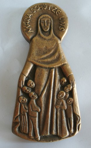 Bronze relief - bronze,