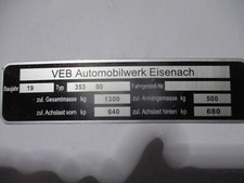 DDR VEB Eisenach Wartburg