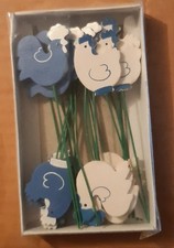 480 Deko Holz Hühner Küken Ostern Frühling Zierstab Gartengesteck Dekoration