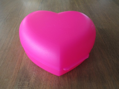 Tupperware brotdose herz pink - herz,