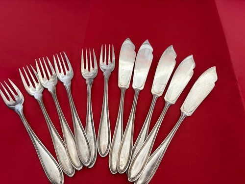 Fischbesteck 90er versilbert