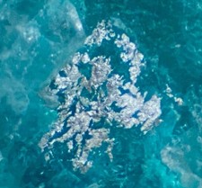 Silber auf Fluorit/