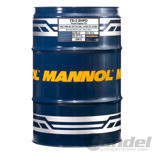 60l fass mannol motoröl - 60l,