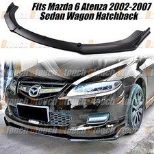 Frontspoiler Lippe Matt Schwarz Frontschürze Spoiler Für Mazda 6 Atenza 2002-07