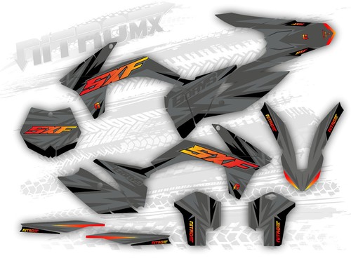 Grafik set passend ktm sxf - grafik, sx