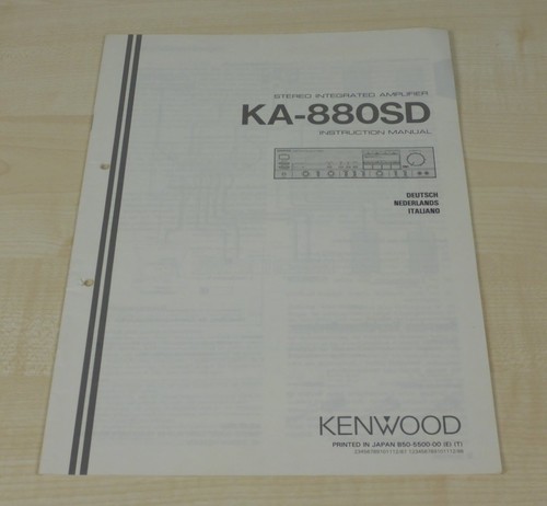 Kenwood 880sd original - kenwood,