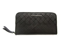 NEU FREDsBRUDER Geldbörse Leder *Frame* schwarz