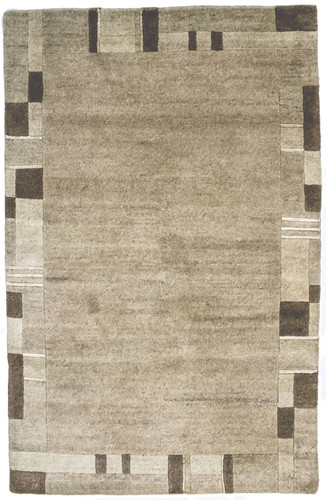 Modern carpet hand - , knotted