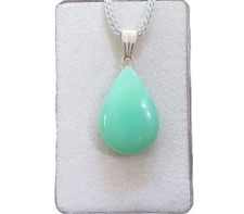 Chrysopras Cabochon Anhänger Nr. 5081