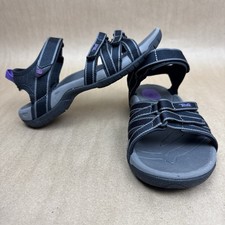 Teva Womens Sandals Black Gray
