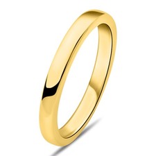 Bandring 3mm Schlicht 14 Karat