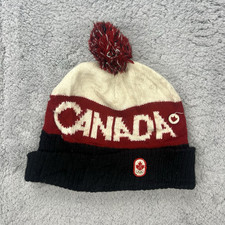 Olypmia Canada Unisex Mütze Beanie Winter Strickmütze OneSize Vintage Sport Team