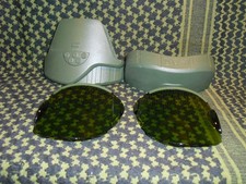 Gläser Grün für Gasmaske Bw