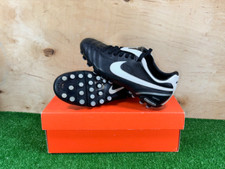 Nike Tiempo Mystic II AG 317724-011 US7,5 UK6,5 Schwarz Schuhe Stollen Herren...