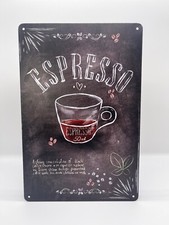 Blechschild Espresso 20x30cm