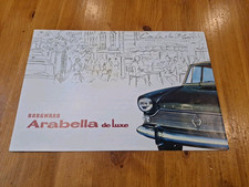Prospekt Brochure Borgward Arabella De Luxe Deutsch