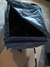 Fahrradanhänger schwarz mit