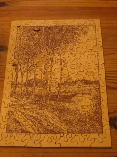 Sehr altes holzpuzzle - sehr,