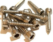 20 Blechschrauben A2 Edelstahl VA Zylinderkopf-Schrauben 4,8mm