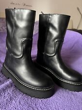 H&M Boots 40 Damen schwarz