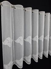 Scheibengardine Bistrogardine Kurzgardine gestickt 60 cm hoch