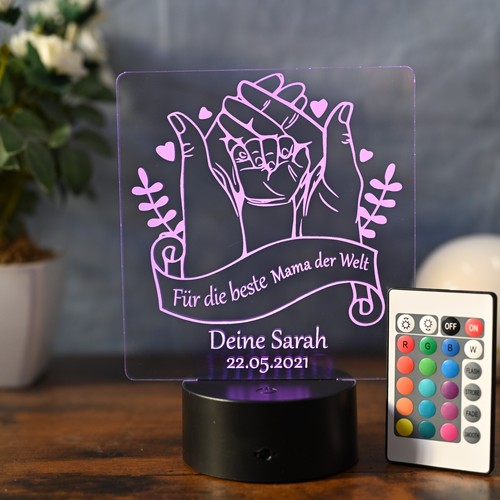 Personalisierte led lampe - lampe, –