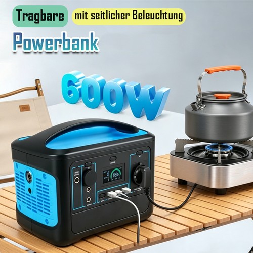 Tragbare powerstation 600w - tragbare,