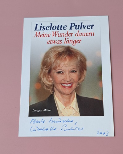 Autogrammkarte mit