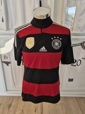 DFB Deutschland Trikot Auswärts rot WM 2014 Gr. S Winner Patch 4 Sterne