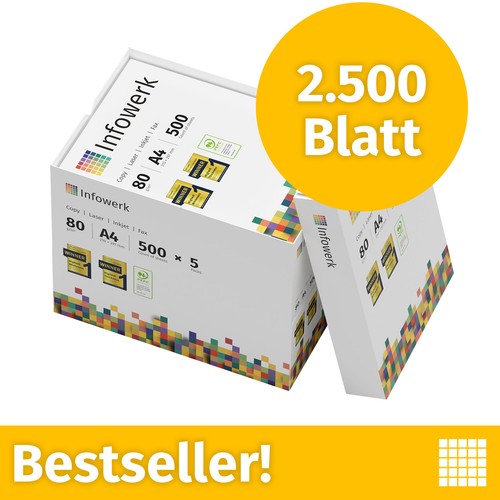 Druckerpapier 2500 blatt - druckerpapier, a4