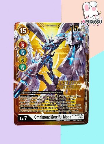 Digimon trading card omnimon - digimon,