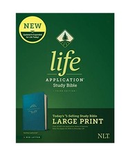 NLT Life Application Study Bible, Third Edition, Large Print 