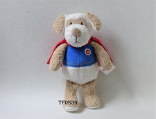 Käthe Kruse Hund Henry mit Umhang Frottee Stofftier Plüschtier Kuscheltie (T207)