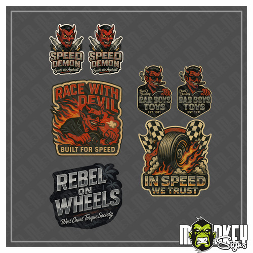 Teiliges rockabilly - 7-teiliges,