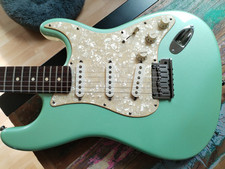 Fender Stratocaster USA Hot Rodded Bj 2002 Surf Green Metallic incl. orig Case